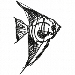 Fishes Embroidery Design 5 Fishes Embroidery Design 5
